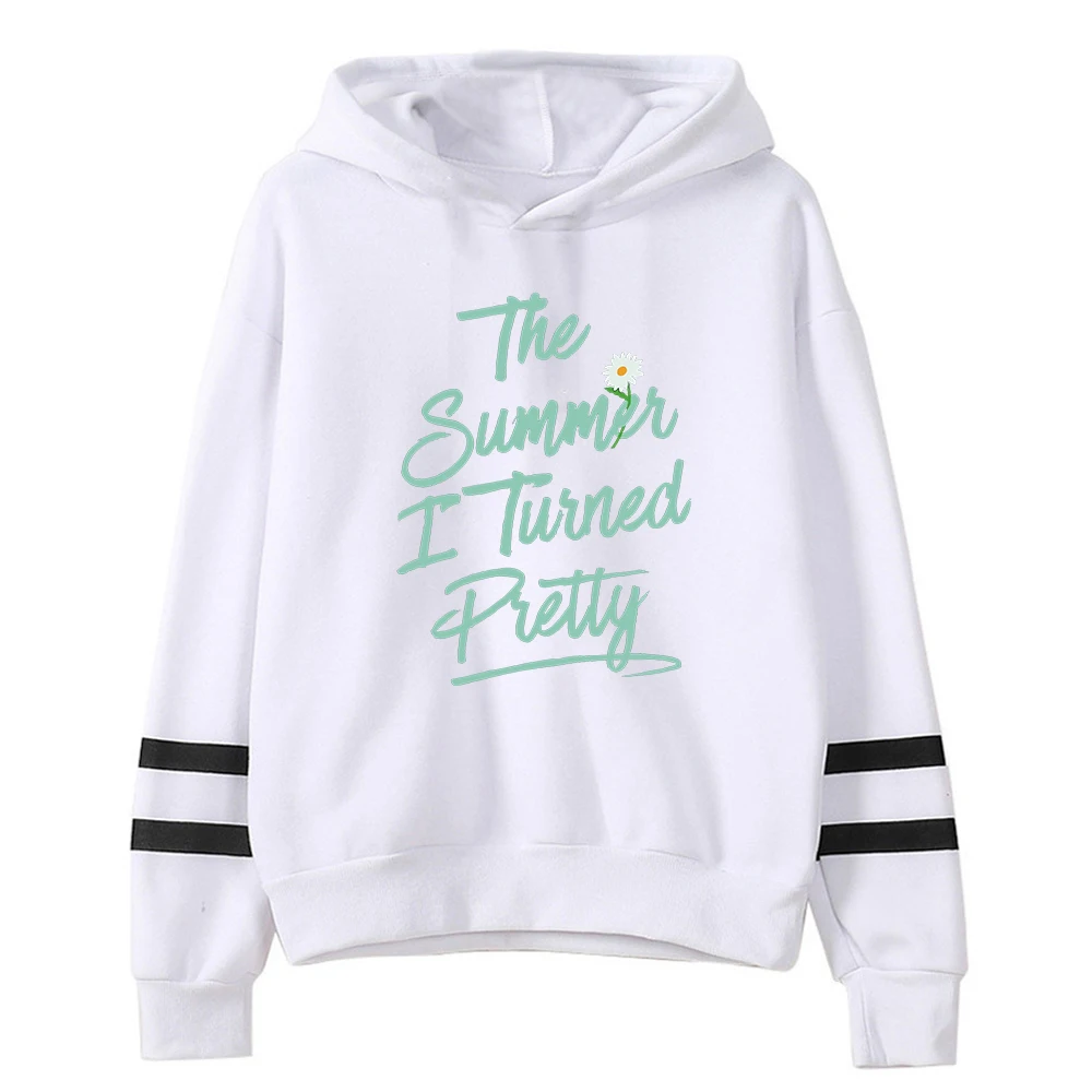 The Summer I Turned Pretty Season 2 Hoodie Pocketless Parallel Bars Sleeve Sweatshirts 2023 New Tv Series Women Men's Clothes