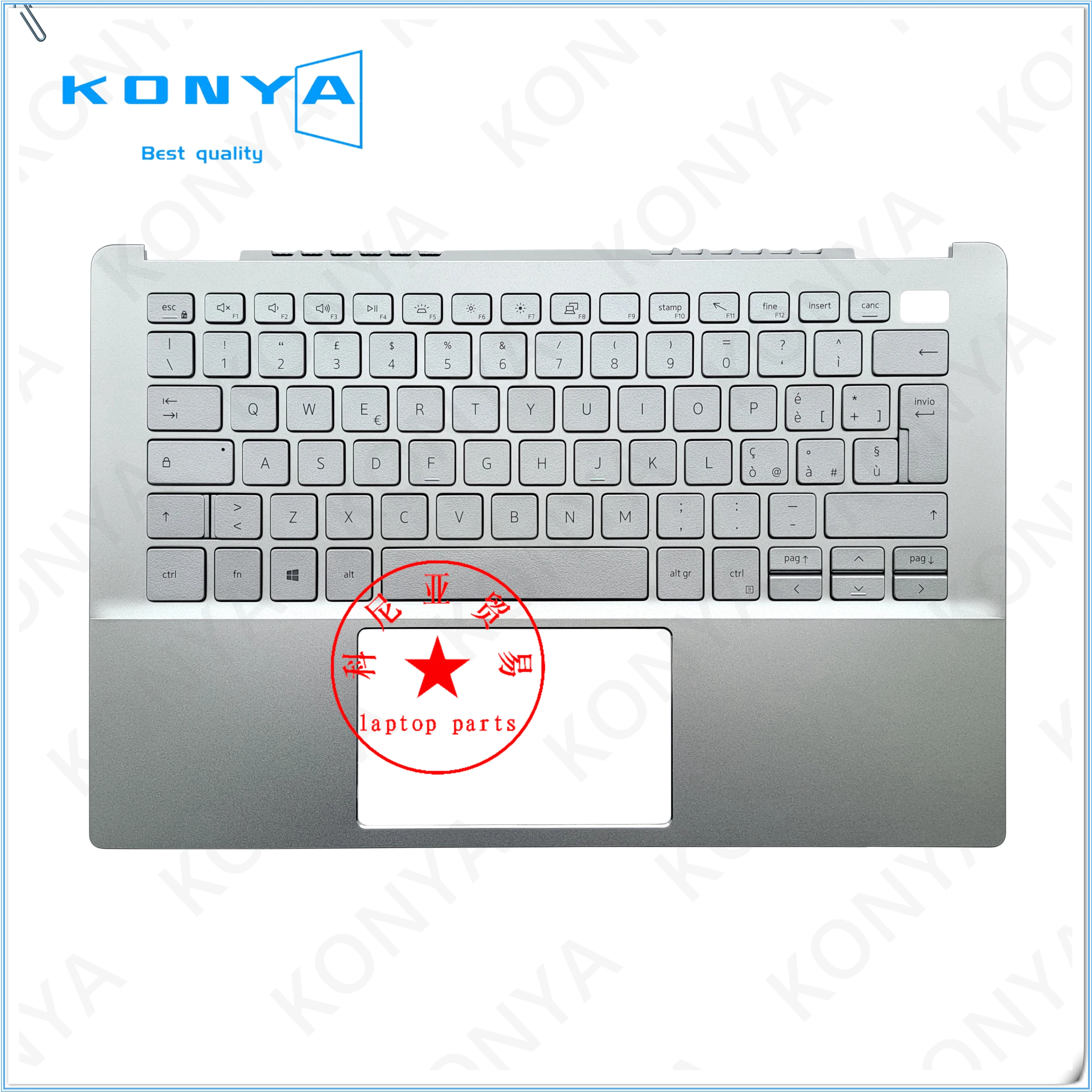 

New Original For Dell Inspiron 13 5390 5391 Series Laptop Palmrest Upper Case Cover With Backlit Keyboard R18HX 6WM06