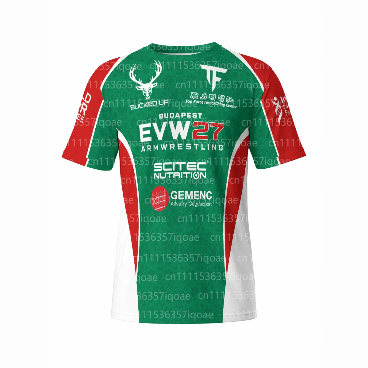 EVW27 East vs West 27 Armwrestling Jersey Michael Todd Monster Competition Tee Breathable Top Customizable Nickname