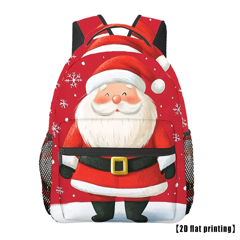 Santa Claus Couple's Outdoor Sports Backpack Unisex Travel and Camping Backpack Adjustable Comfort Shoulder Straps Laptop