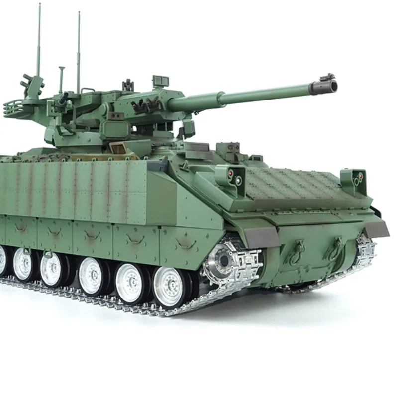 Радиоуправляемый танк Tongde M2128 RC Tank Bradley Fighting Vehicle 3.0 с электрическим приводом, ИК-боем и эффектом дыма, игрушка