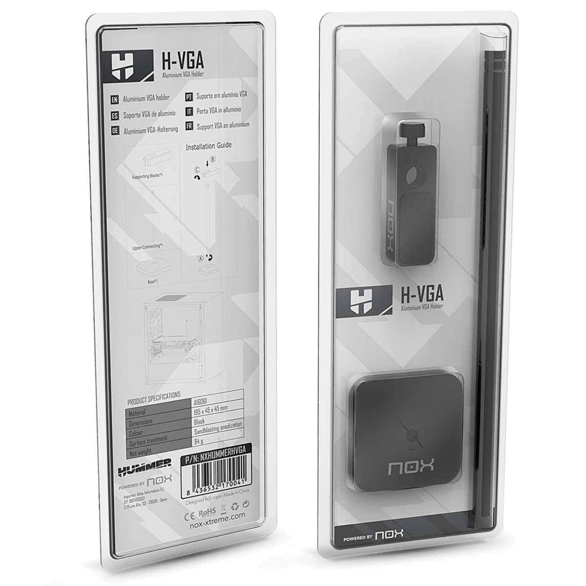 Support carte graphique NOX Hummer porte-H-VGA