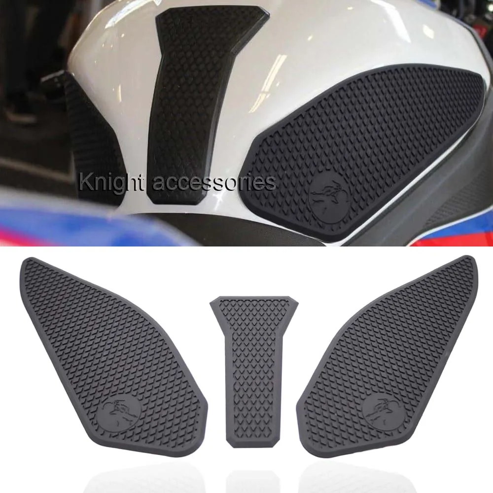 

S1000RR для BMW M1000RR S1000RR S1000R HP4 2019-2025 мотоциклетные противоскользящие наклейки на бак, тяговые резиновые боковые накладки на колено, газ
