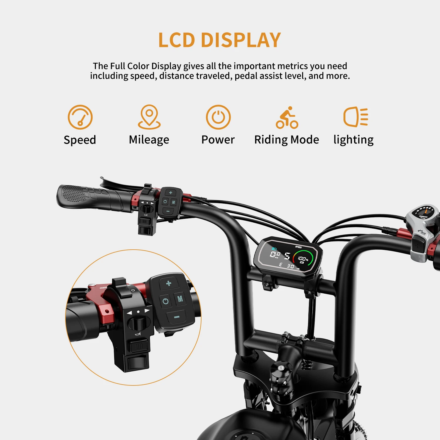 Bici elettrica AMYET S6 per adulti Dual Moter Peak 3000W, doppia batteria rimovibile 52V 50AH, 140 miglia, bici elettrica da moto 32MPH