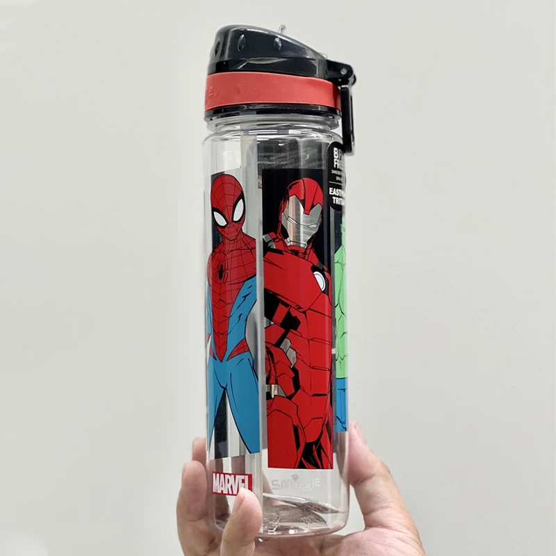 Oryginalna Australia Smiggle Marvel superbohater Iron Man Spiderman chłopięcy plecak plecak studencki kubek wody torba na drugie śniadanie pudełko