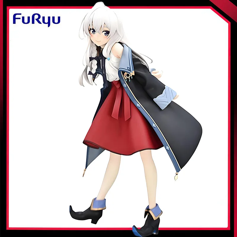 

In Stock Original FuRyu Trio-Try-It Figure Majo No Tabitabi Anime Elaina 20cm Action Toys Gift Cute Collectible Model Ornaments