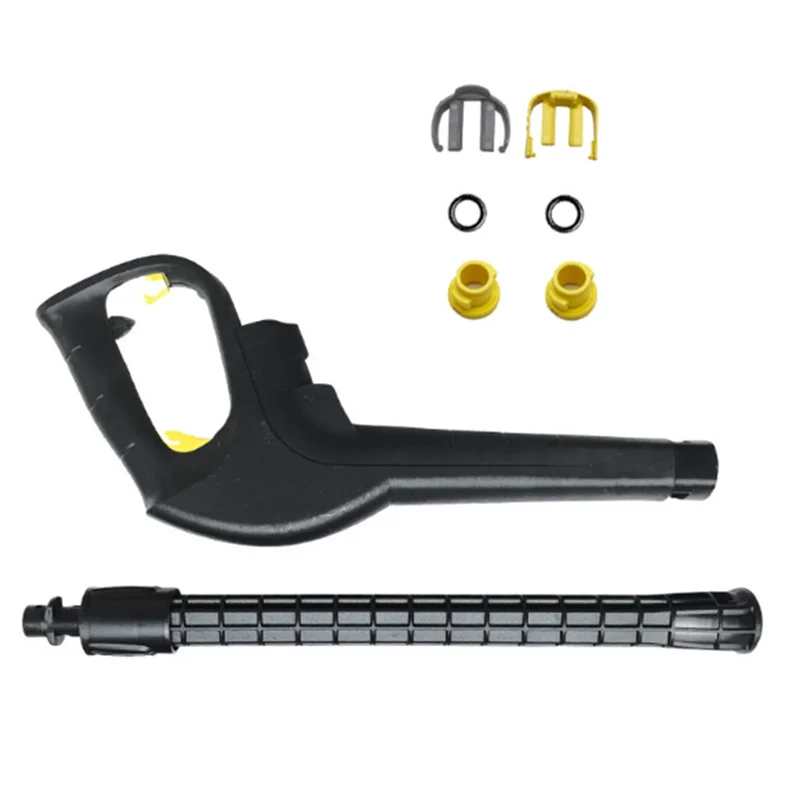 A24P ارتفاع ضغط المياه مقبض البندقية مع رذاذ انس تمديد و O-حلقة مجموعة ل Karcher K2 K3 K5 غسالة الضغط الملحقات