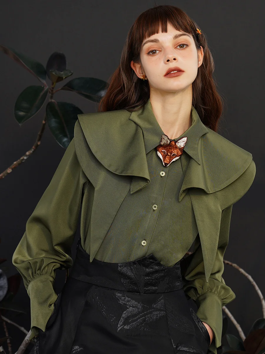 

Gom Original Vintage женский irt осенний новый съемный капюшон Ne Design из полиэфирного волокна длинный воротник све