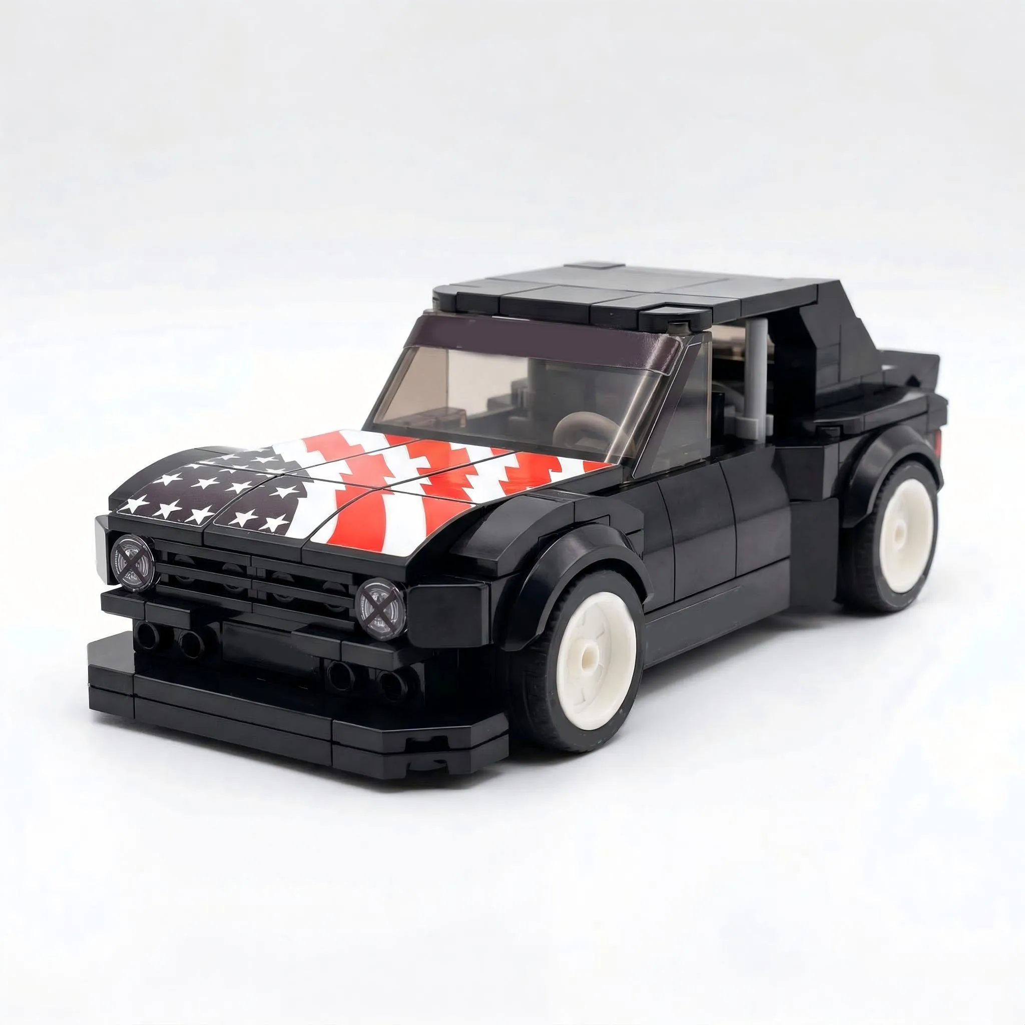 PolaDeer MOC Geschwindigkeit ​ ​ Serie Rennwagen-Bausteine, Montage-Modellbausatz, Spielzeug, Bausteine, Geschenk für Freund, Kindergeburtstag, Festtagsgeschenk – Detail 19