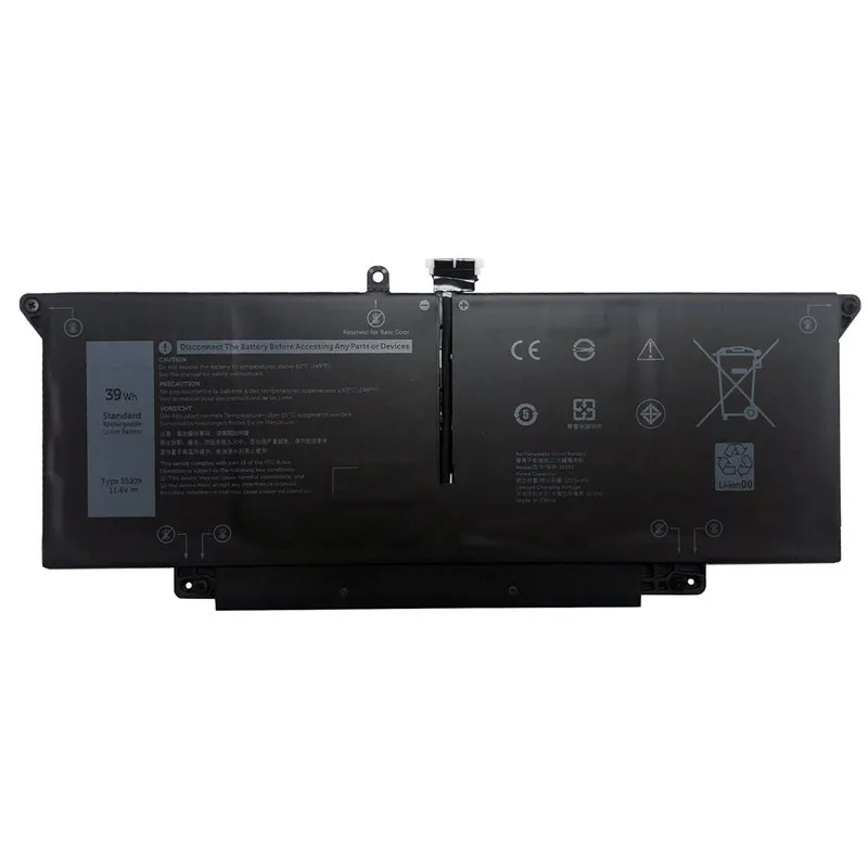 11.4V 39Wh 3Cell 35J09 Laptop Battery for Dell Latitude 7310 7410 Series Notebook JHT2H 0YJ9RP 009YYF 07CXN6 04V5X2 0HRGYV