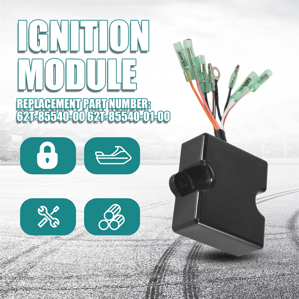 QUAI-IT62T-85540 الإشعال CDI ECU لياماها موجة عداء VX700 المياه النفاثة المحرك RA700 SJ700 WB700 62T-85540-01