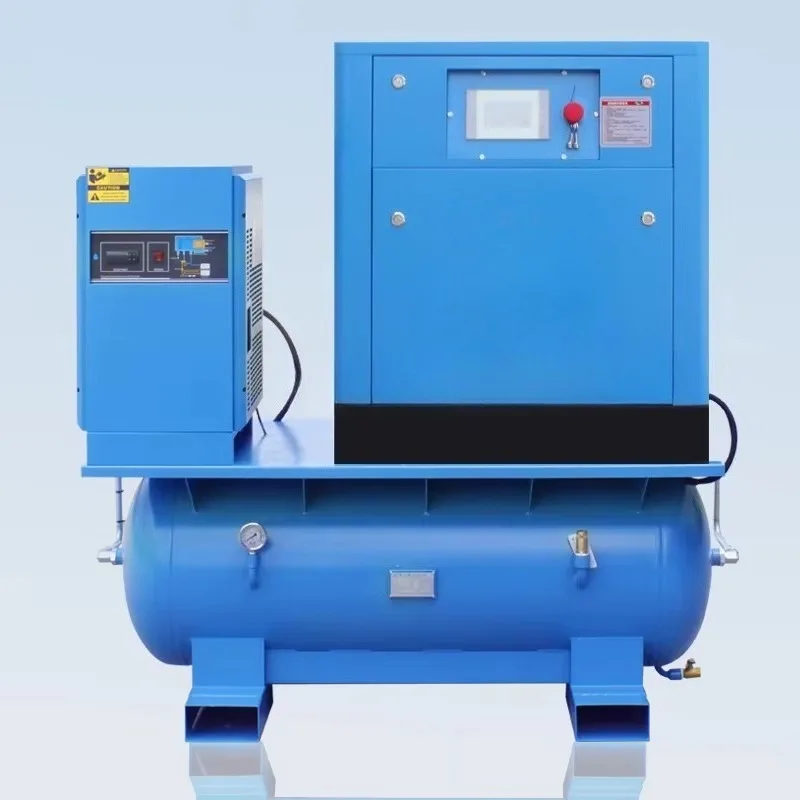 Screw Lubricated Laser  Air Compressor with 500L Tank AC Powered Air Cooled Stationary for Laser Equipment 220V/380V