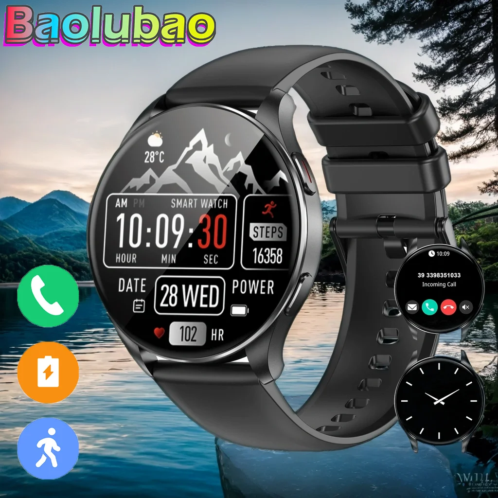 Baolubao Smartwatch Watch Men Women (Answer/Make Calls), 1.43