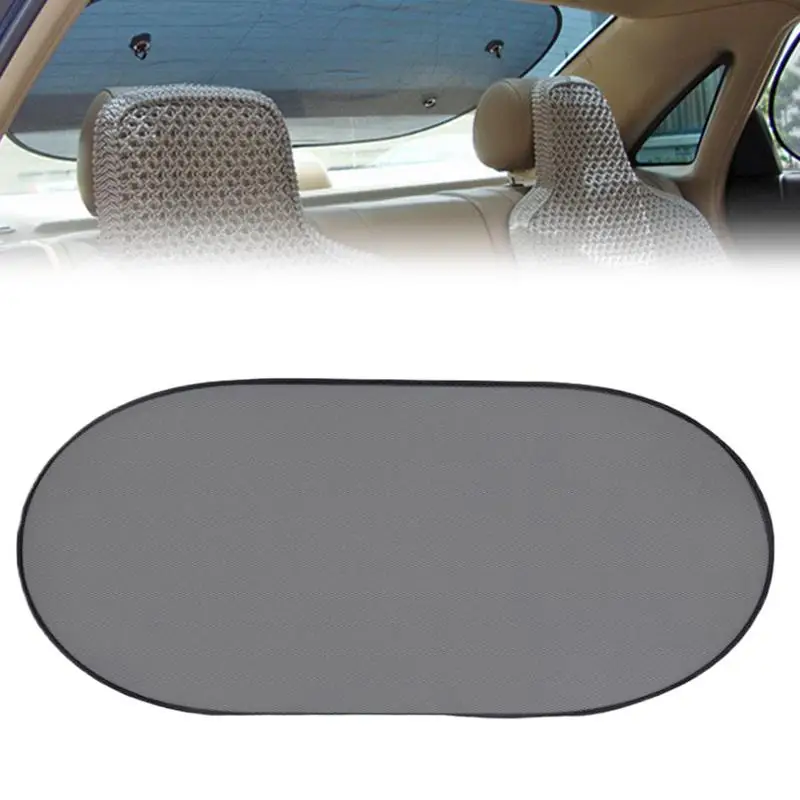 Car Rear Window Shade Sun Screen For Truck Window Black Mesh Visor Cover Heat Blocking UV Blocker For Glass Driver Child