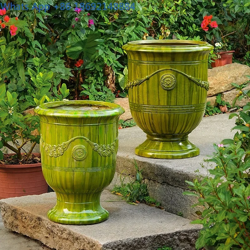 

Flower Pot for Planting Trees, Extra Large Outdoor Garden Courtyard Villa Money Tree, Large Green Plant, Extra Large Flower Vase