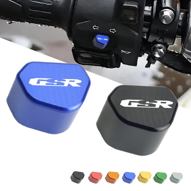 All Year Mototcycle CNC Switch Button Turn Signal Switch Key cap For SUZUKI GSR750 GSR400 GSR600 GSR 750 400 600