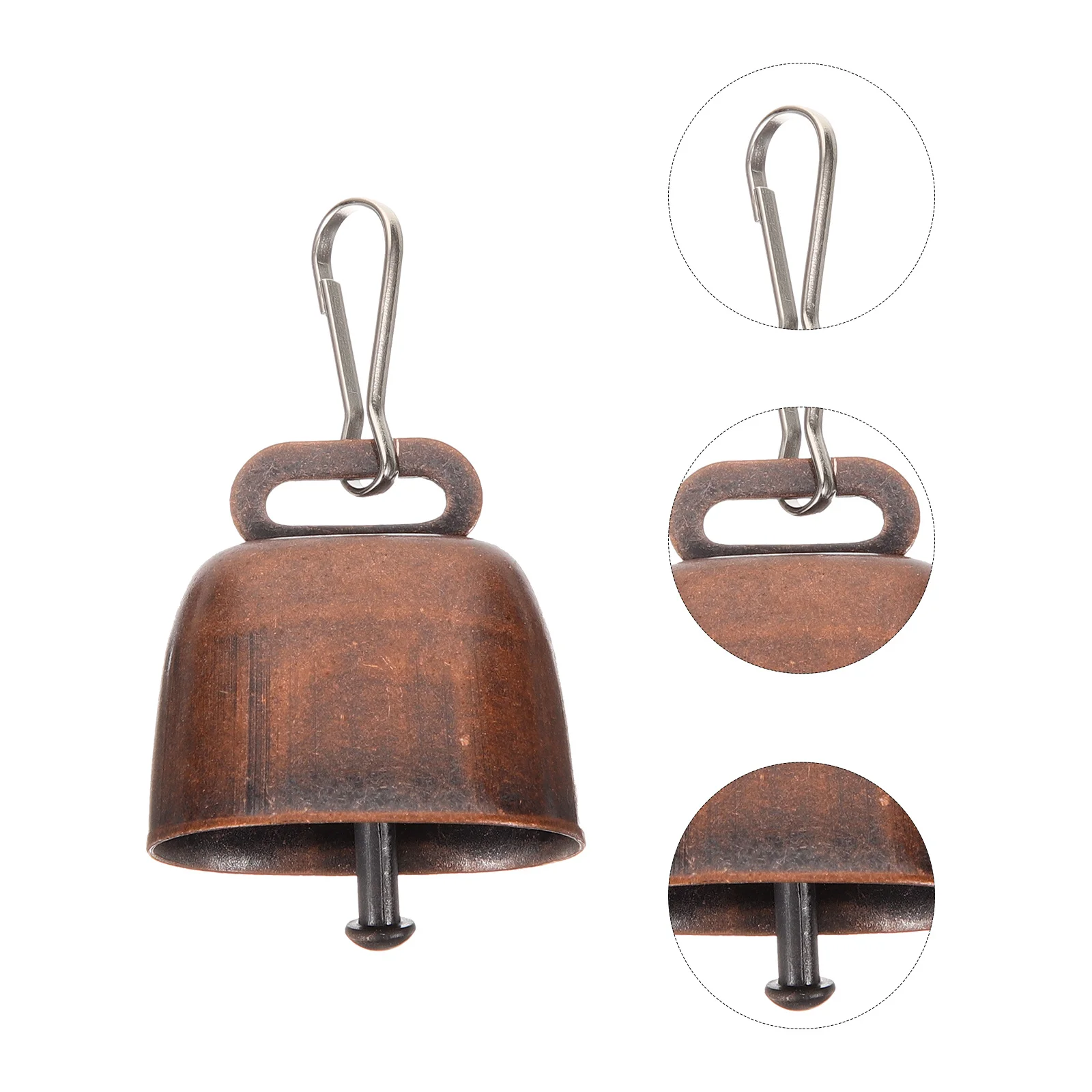 1 مجموعة بصوت عال مزرعة الرعي جرس خمر المعادن البقرة الماشية الأغنام جرس مكافحة سرقة معلقة قلادة لزراعة الماشية