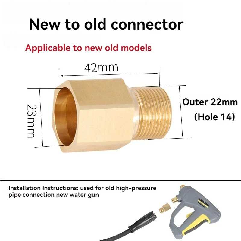 Karcher Easy Lock Quick Connect Adapter-Kit, HDS TR22 AG & IG Messinganschlüsse, für Schlauch & Hochdruck-Sprühpistole – Detail 6