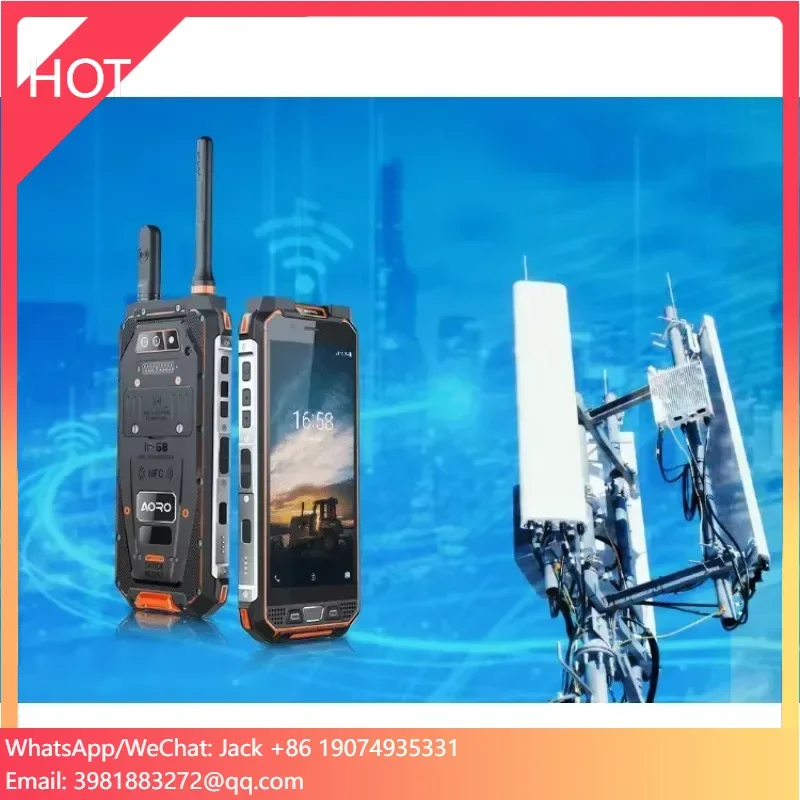 Aoro m5 industrial walkie talkie telefone inteligente robusto de longo alcance baixo preço com walkie talkie telefone à prova d' água