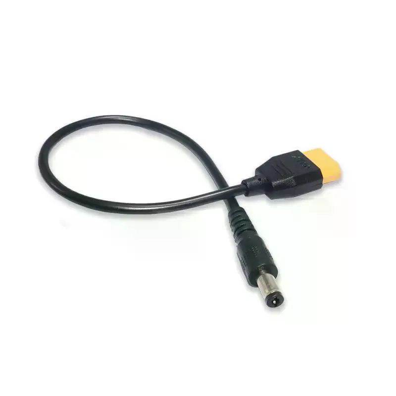XT60 to DC Adapter: Male to 5.52.1mm 5.52.5mm Connector Battery Cable RC Charge