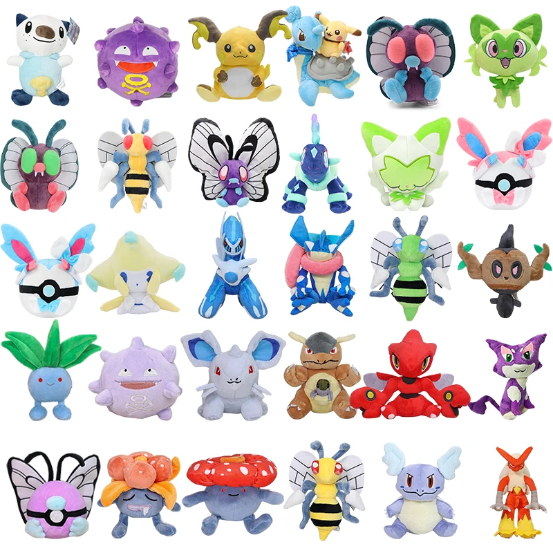 pokemon-jirachi-phantump-purrloin-oddish-snom-‌-‌-brinquedos-de-pelucia-kawaii-sprigatito-butterfree-terapagos-blaziken-bonecos-de-pelucia-para-presentes