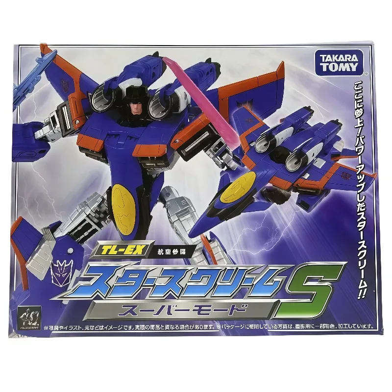 In Stock Transformers classic movie Toys TAKARA TOMY 40th TL-EX Starscream action figure model Collect Hobbies toys Holiday Gift