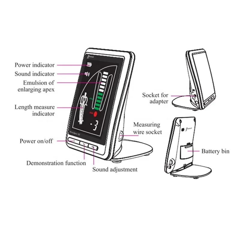 Оборудование для дятел Woodpec III, искатель золотых корневых каналов, стоматологический локатор вершины, инструмент для измерения стоматологии