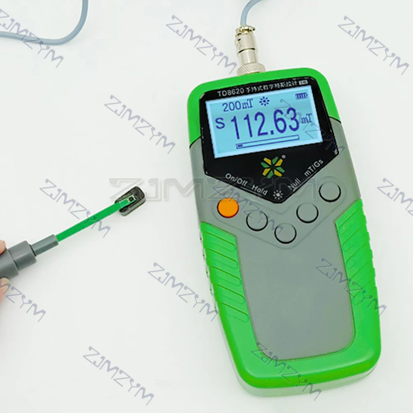 Misuratore di Gauss a magnete permanente misuratore di Tesla digitale portatile misuratore di flusso magnetico Test di campo magnetico di superficie 5% di precisione TD8620