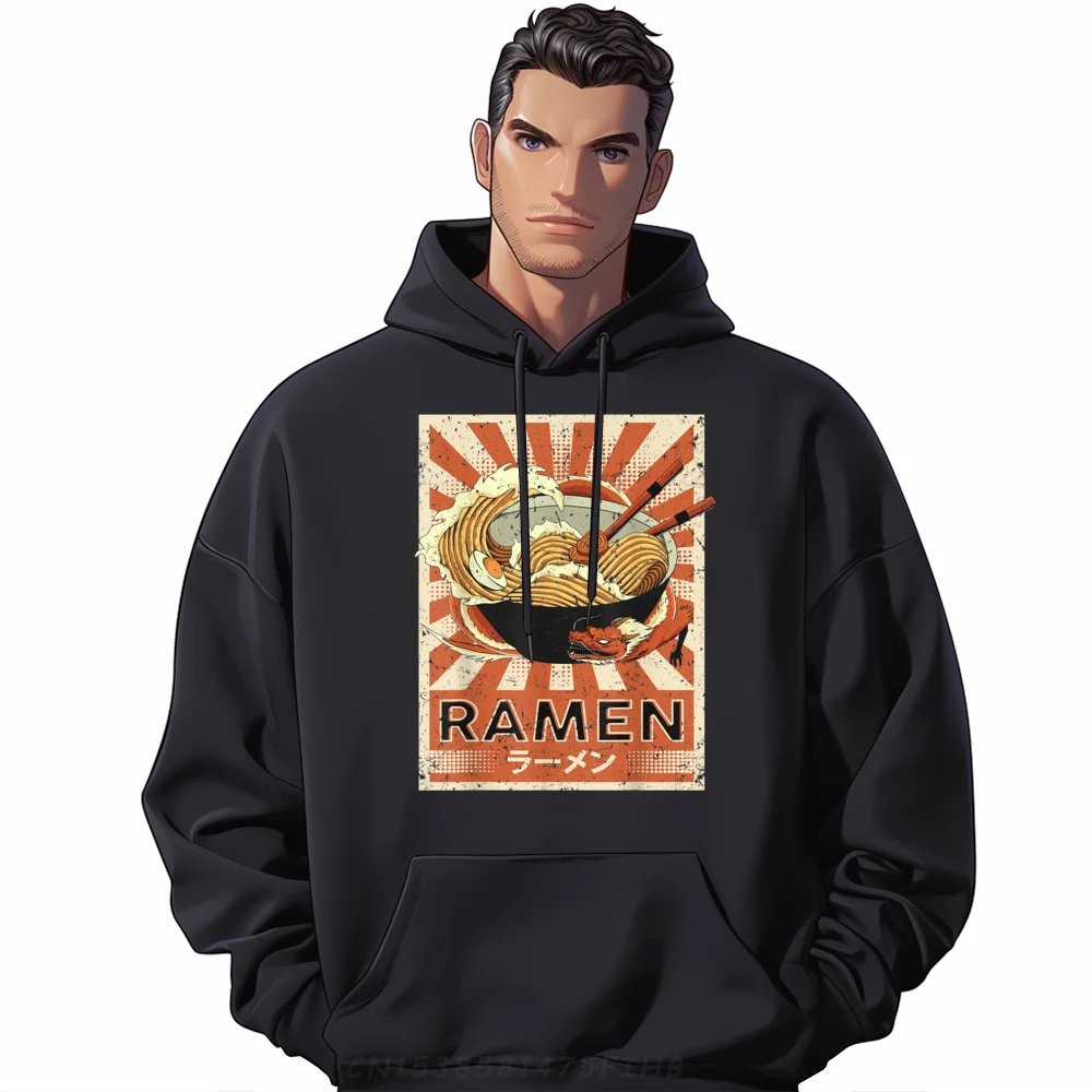 Ramen Japanese Noodles Soup Mens Sweatshirts Graphic Tee Adult Hoodie Men Christmas Sweater Pullover