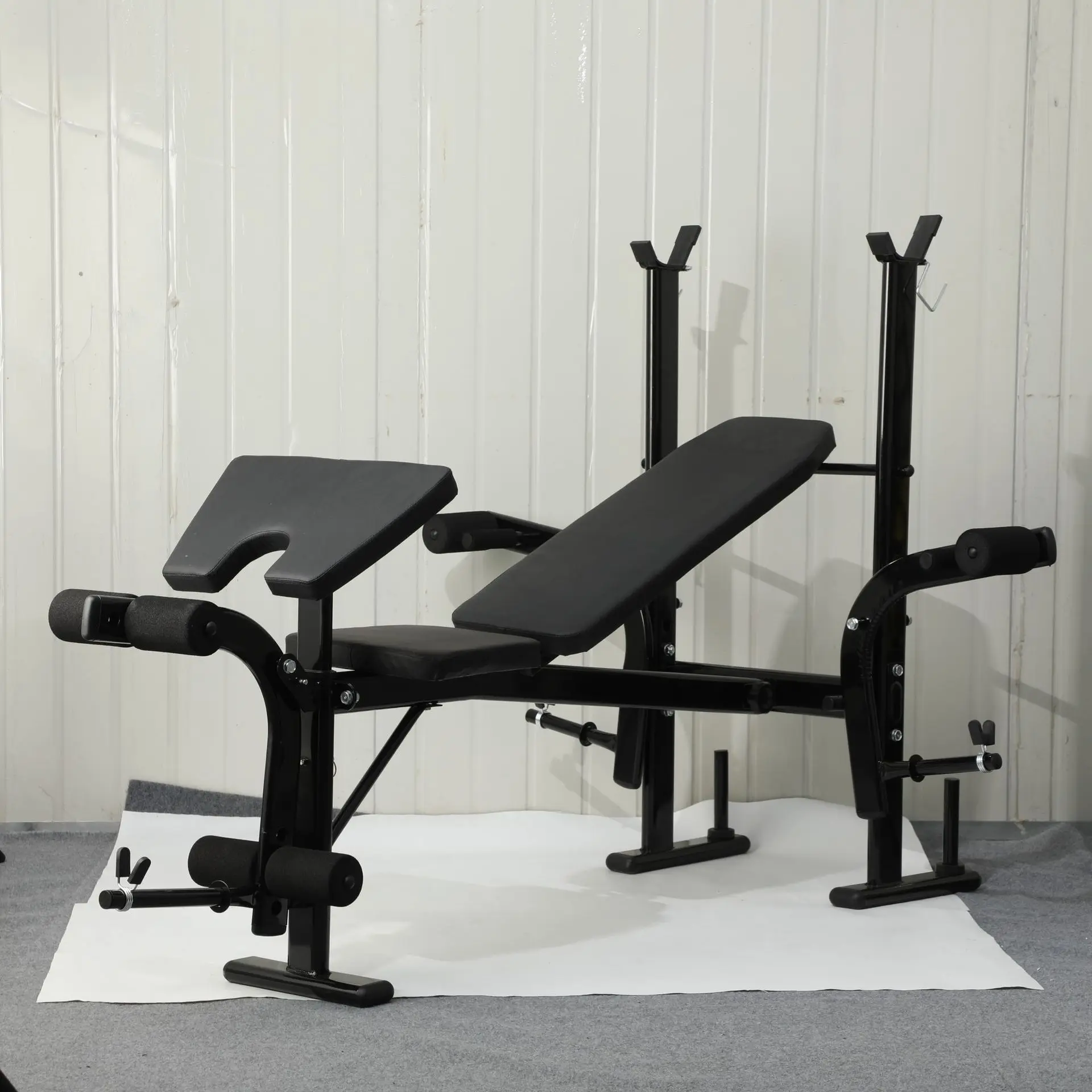 Multifunctional Weight Bench Home Bench Press Rack Squat Rack Barbell Rack Set Combined Training Fitness Equipment