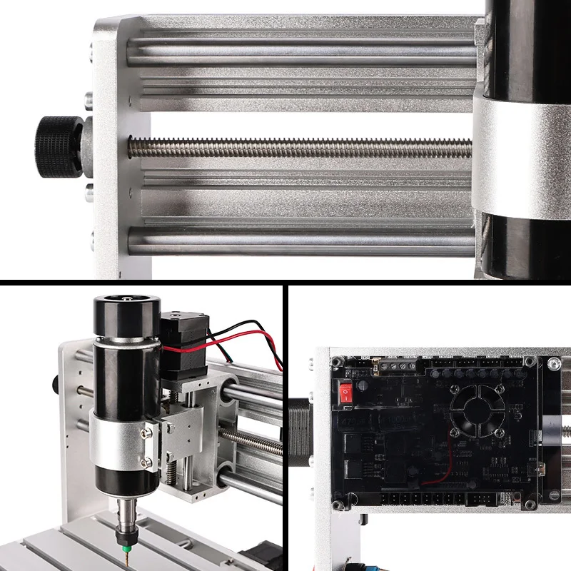 CNC 3018 Max Metal Engraving Machine, controle GRBL, motor do eixo, gravador a laser, desejo de madeira, aço inoxidável, atualização, 500W