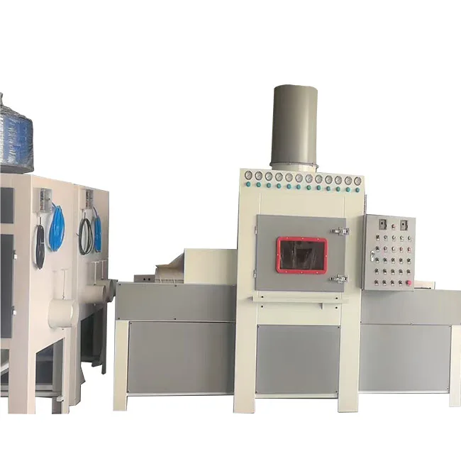 Automatic Conveyor Sandblasting Machine Continuous Abrasive Blasting System for Metal Parts Surface Treatment Customized