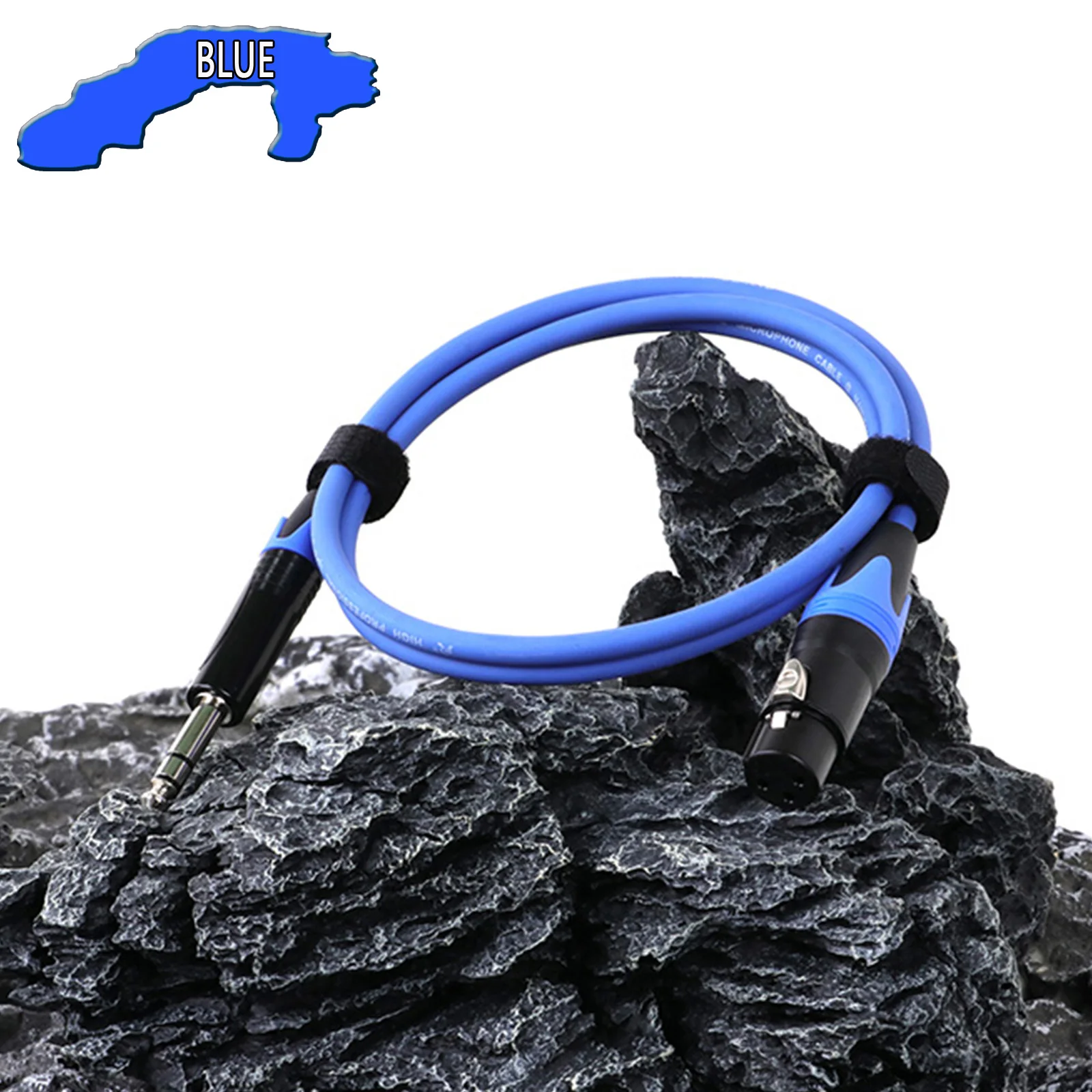 0.2M-30M Xlr Vrouwelijk Naar 6.35Mm Trs Stereo Jack Audio Verlengkabel, 3pin Vrouwelijke Xlr Naar 1/4 Inch Stekker Gebalanceerd Interconnect Snoer