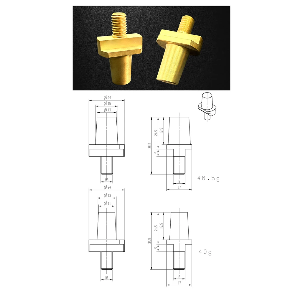 Terminal Converter Battery Post Adapter For Battery Modification Projects Male Threaded Post Low Resistance Contact For Cars