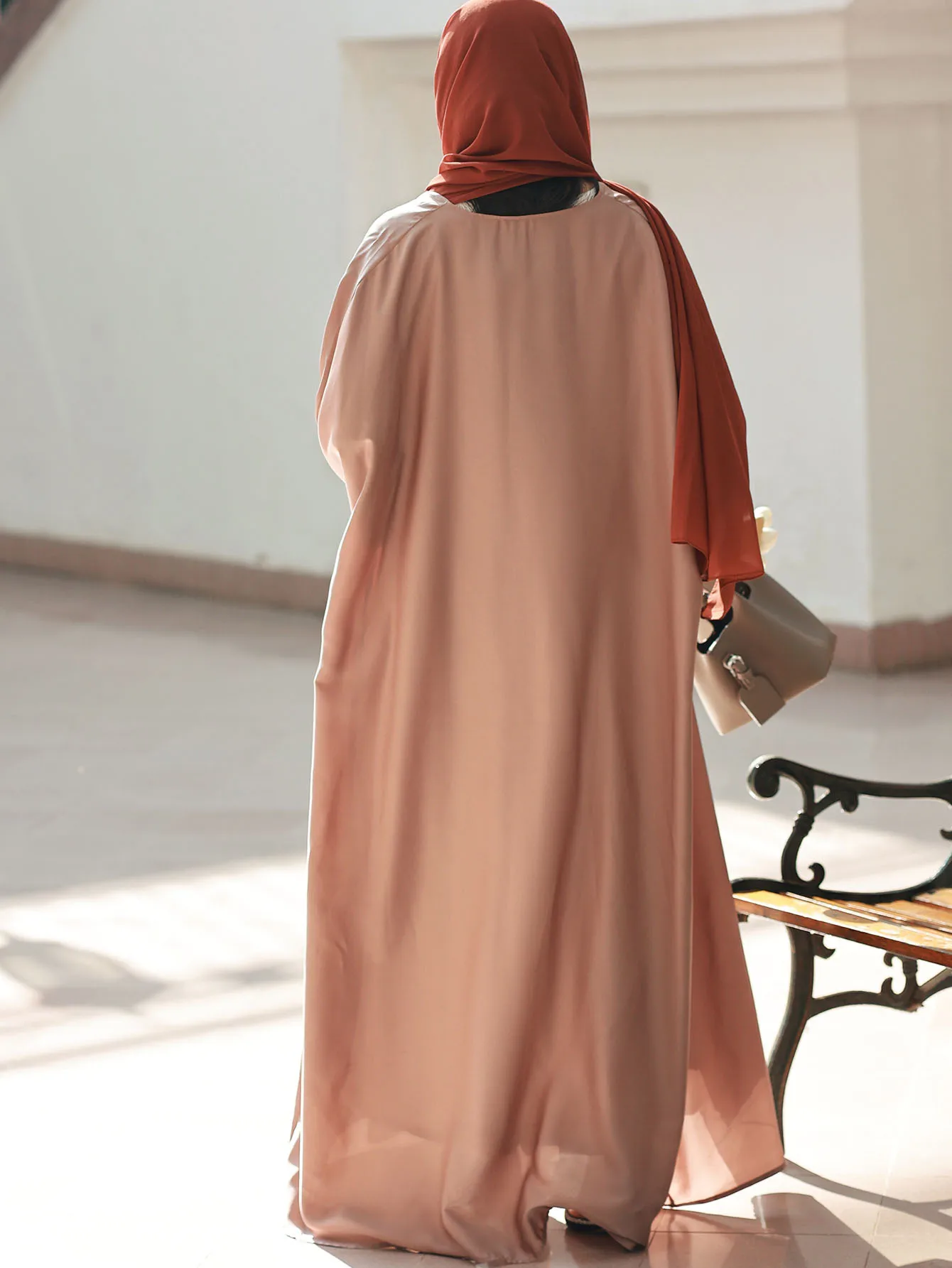 Abaya-Robe musulmane à manches longues pour femmes, caftans ouverts sur le devant, robe maxi ethnique pour Ramadan, vêtements islamiques, Jilbabs