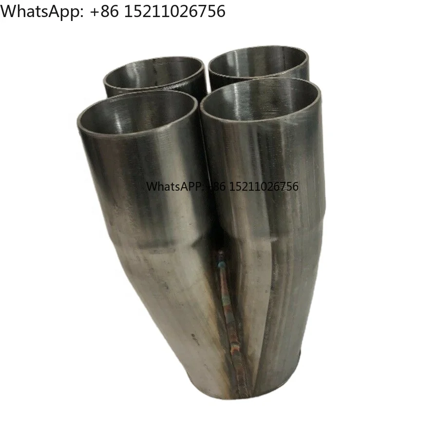 

Performance Manifold Merge Collector 304 Stainless Steel 4 Into 1 Exhaust Pipe
