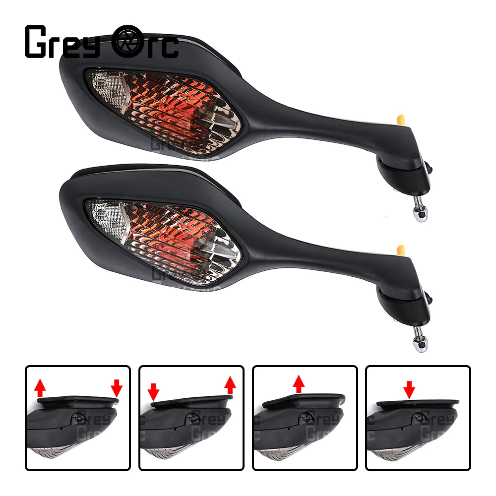 

Foldable Motorcycle Rearview Mirror With Turn Signal For Honda CBR 1000RR 2008-2016 VFR 1200 2010-2017 Accessories Side Mirror