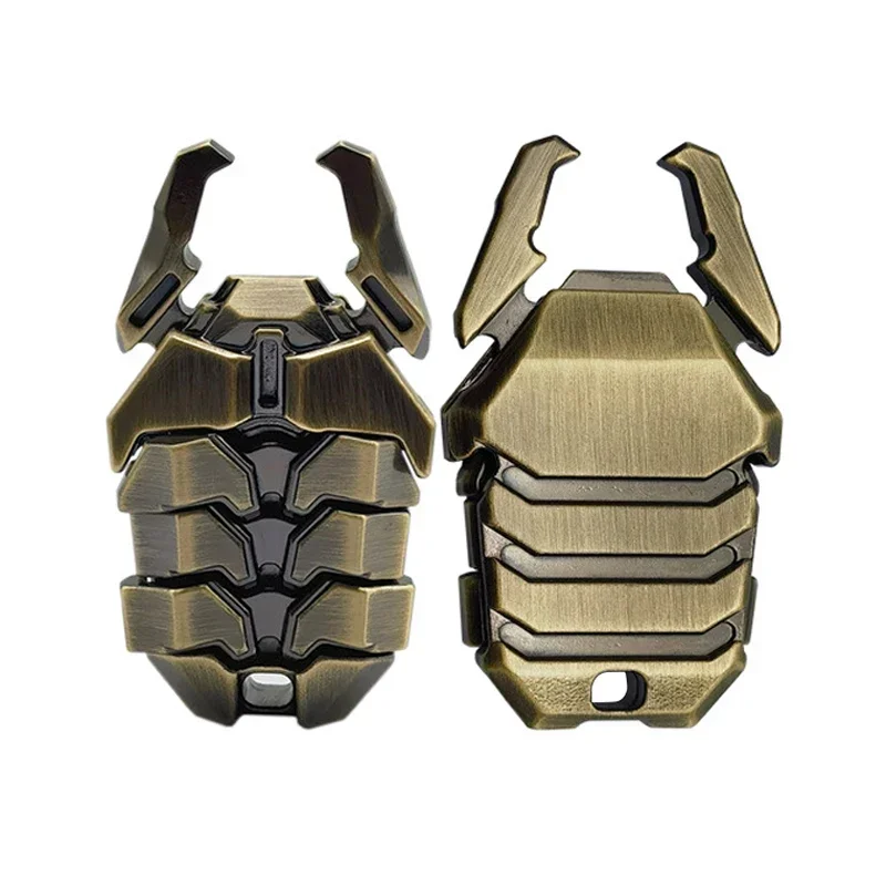 

Novelty Beetle shaped Magnetic Push Card Fidget Toy Rotating Top Compression Stress Relieving Office ADHD Toy Gift Restless Toys