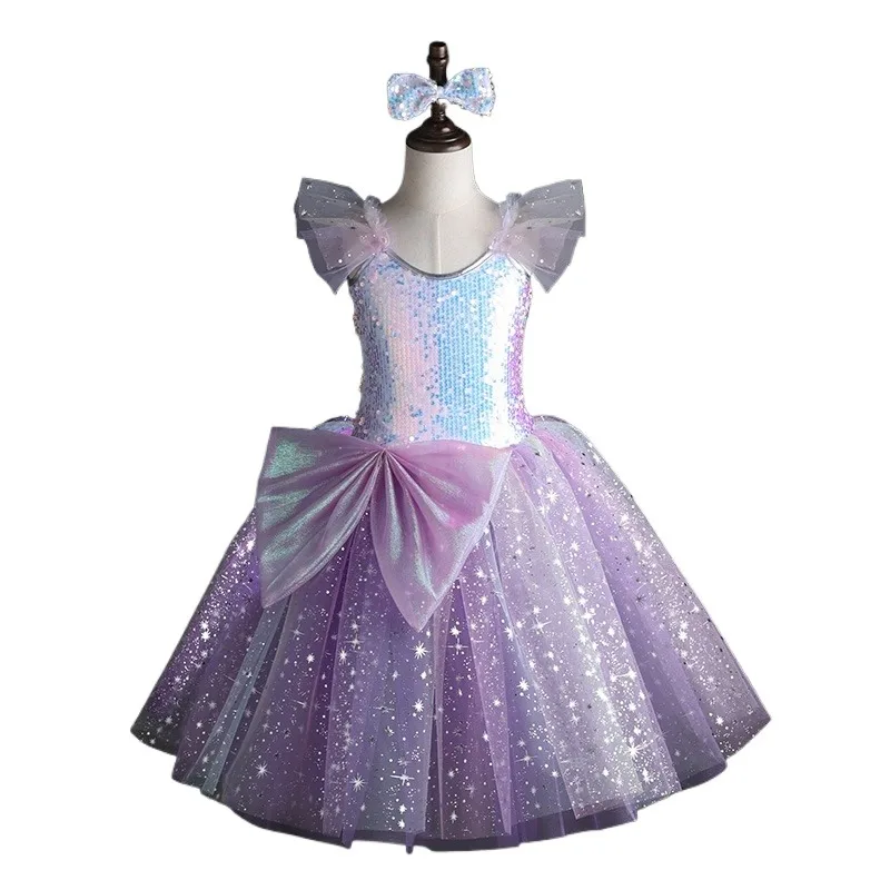 

Kids Dance Costume Costume Dress Skirts Skirts Turnpakjes Meisjes Ballet Outfit for Girls Tutu Dance Ballet Stage Costume