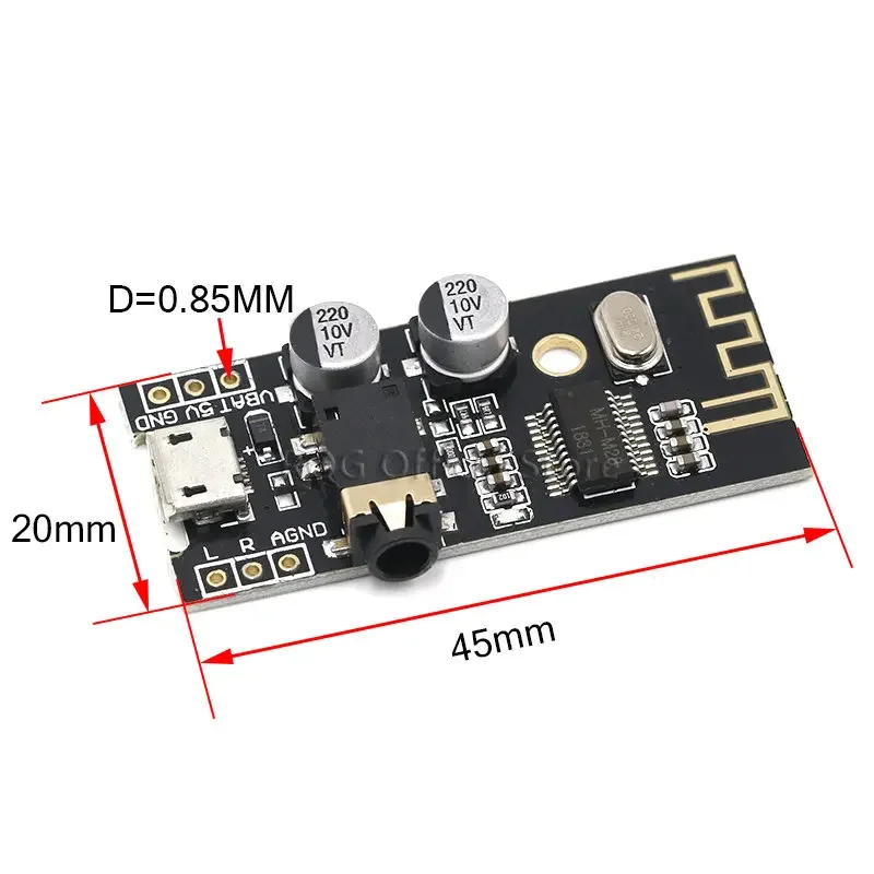 MH-MX8 MP3 Decoder Board Bluetooth 4.2 5.0 Audio Modul Verlustfreie Stereo DIY Refit Lautsprecher Hohe Fidelity HIFI