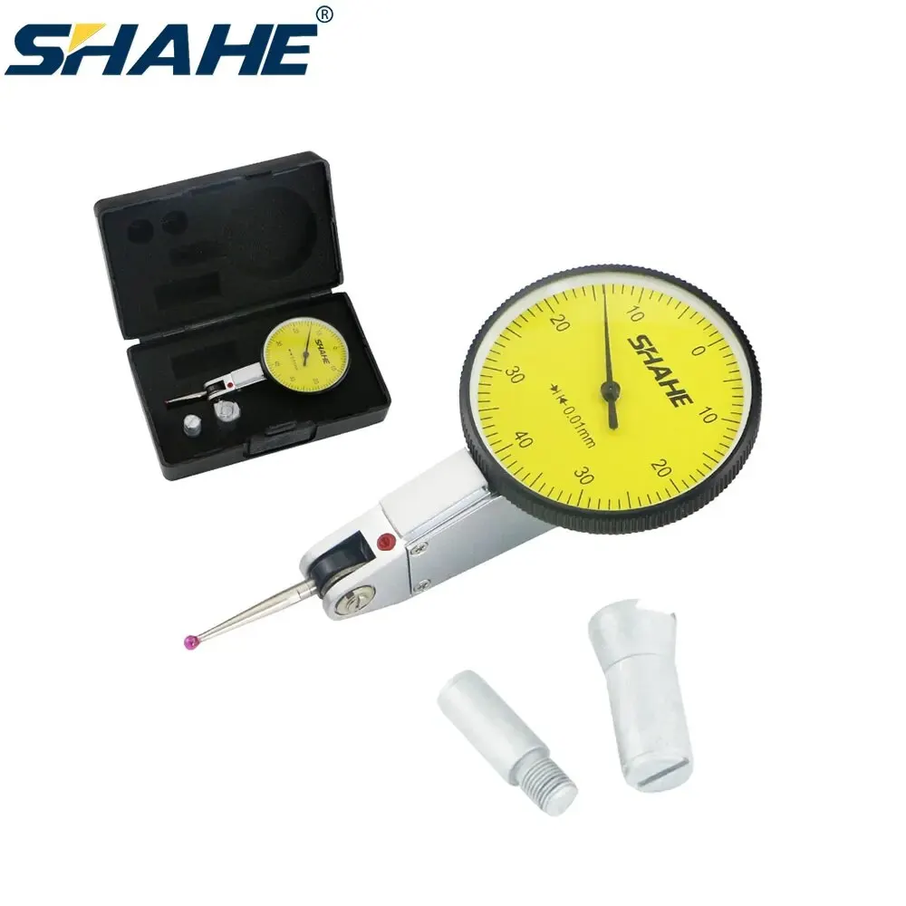 Shahe Precision Tools Metric Dial Test Indicator With Red Jewel Metric Measuring Dial Indicator Guage