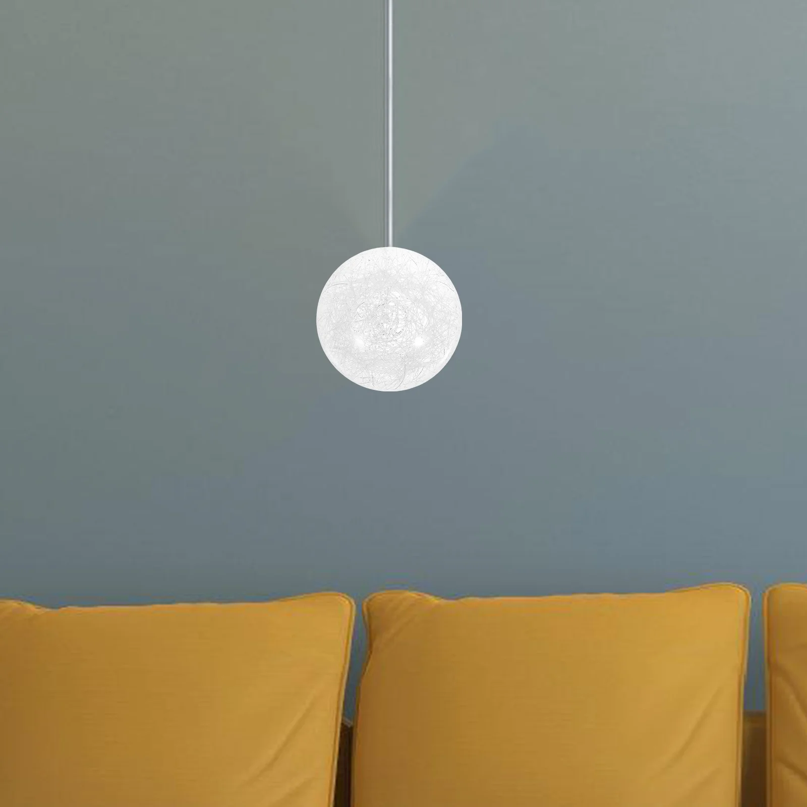 Paralume decorativo a globo, accessorio con sfera di vetro, luce sospesa, sostituzione semplice