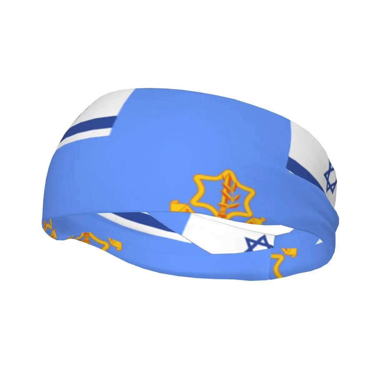 Sports Headband Portable Hair Band Flag Of The Defense Forces Hair Wrap Brace Cycling Running Exercising Sweatband