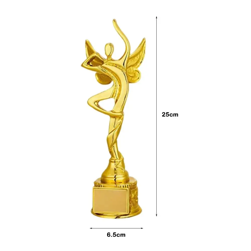 Crown Pentagram Competition Trophy Medal Golden Color Universal Medals Gold Color Multi Size Pentagram Trophy