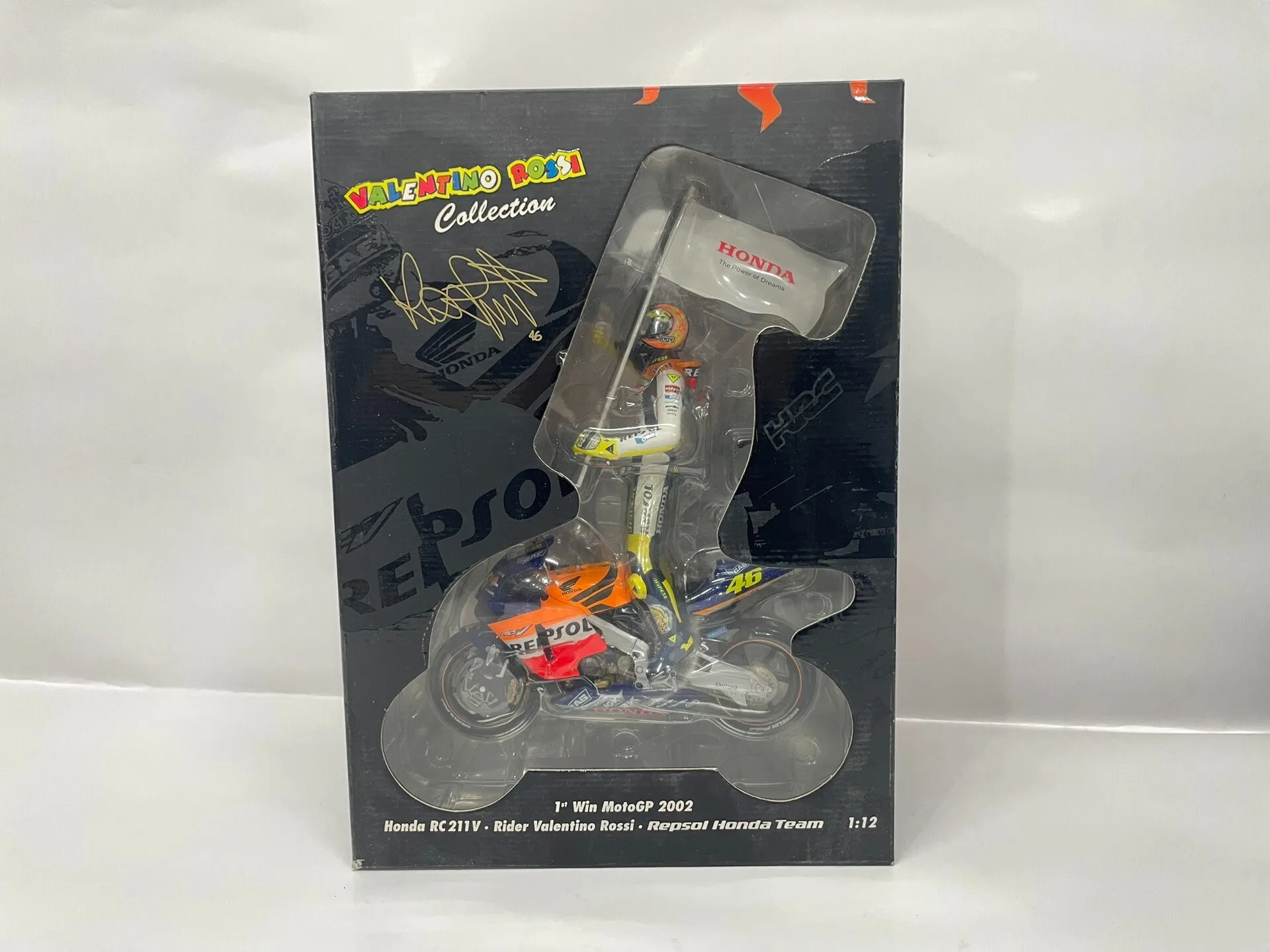 

Модель мотоцикла Minichamps 1:12 RC211V 2002 Champion Edition, лимитированная серия, из металлического сплава, статическая, коллекционная, подарок