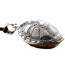 Vintage Turtle Shell Necklace For Men's Jewelry Lucky Wealth Turtle Openable Pendant Male Choker Accessories