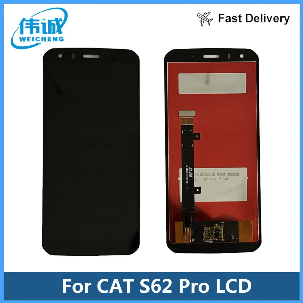 

5.7" For CAT S62 Pro Display LCD And Touch Glass Panel Replacement For CAT S62PRO S62 Pro LCD Display Screen + Glue