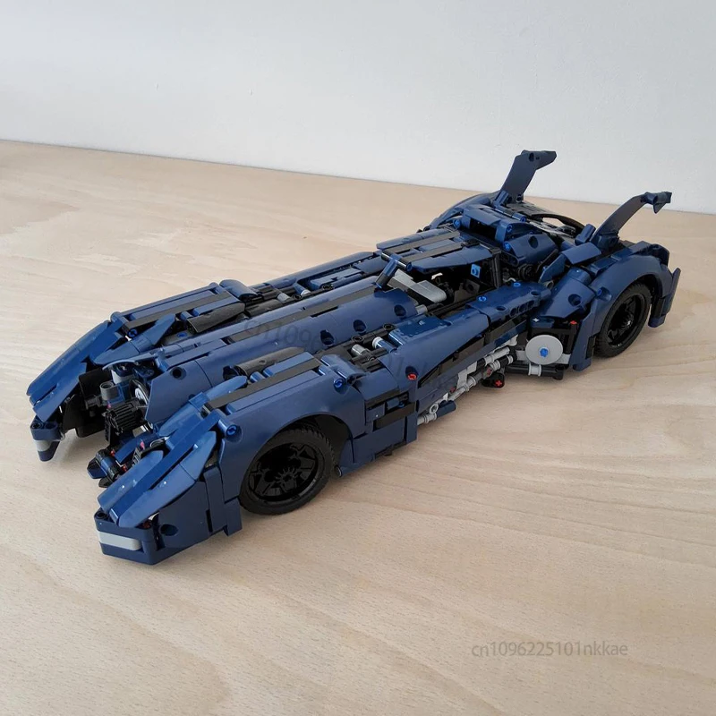 NEW Batmobile Building Blocks Model DIY Technical Super Car Racing Vehicle MOC Assemble Bricks Children Toys boy Gifts 42154 view 2