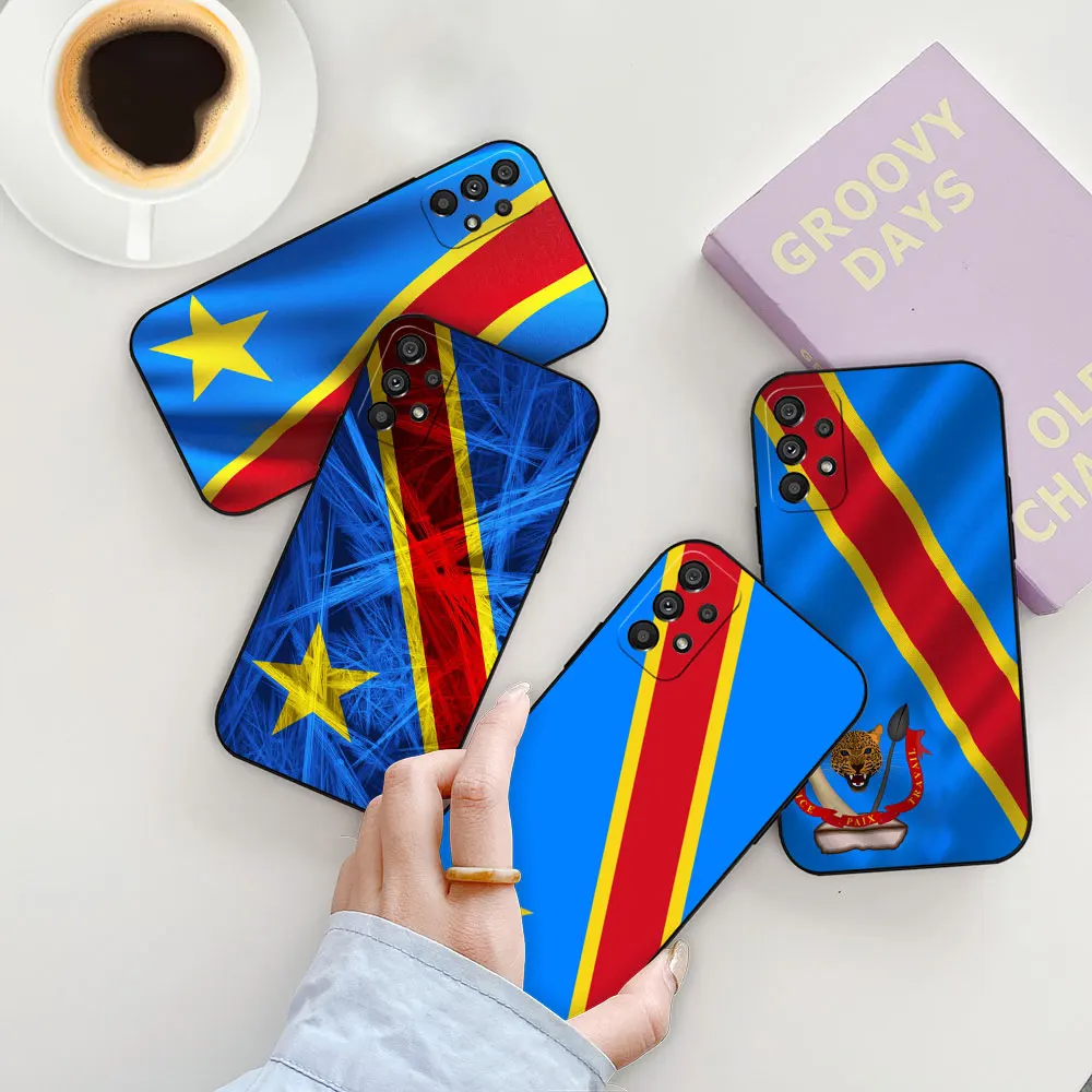 Democratic Republic Of The Congo Flag Case For Samsung Galaxy A73 A72 A71 A55 A54 A53 A52 A51 A90 A80 A70 A42 A35 A34 A33 Cover