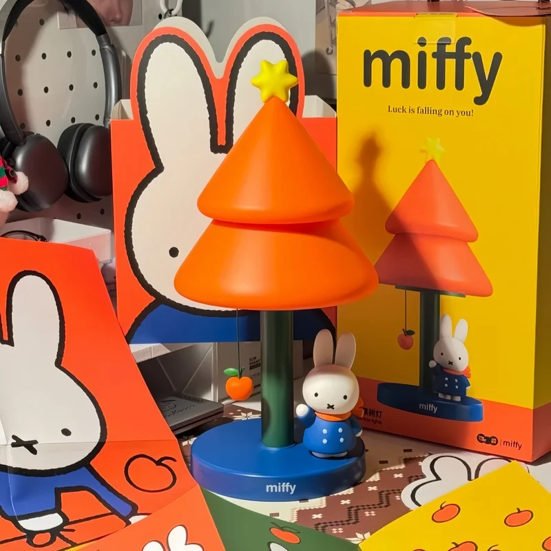 

Mactub Miffy Apple Tree Lamp Bedroom Bedhead Atmosphere Desk Lamp Nightlight Christmas Desktop Ornament In Stock